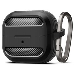 Etui na słuchawki SPIGEN Rugged Armor do Samsung Galaxy Buds 3/3 Pro Czarny