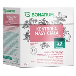 Herbata BONATIUM Kontrola masy ciała Fix (20 sztuk)