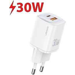 Ładowarka sieciowa USAMS CC254 30W Biały