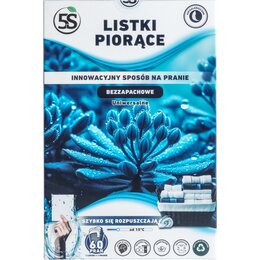 Chusteczki do prania 5S Bezzapachowe (60 sztuk)