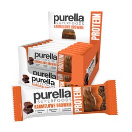 Baton proteinowy PURELLA Superfoods Karmelowe brownie (15 x 45 g)