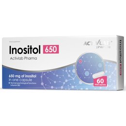 Kompleks witamin i minerałów ACTIVLAB Inozytol 650 (60 kapsułek)