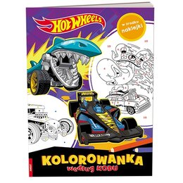 Kolorowanka Hot Wheels Kolorowanka według kodu KKO-1601 (miękka okładka)