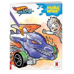 Kolorowanka Hot Wheels Maluj wodą MW-1601 (miękka okładka)