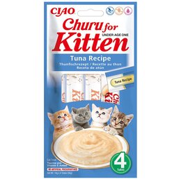 Przysmak dla kota INABA Churu Kitten Tuńczyk (4 x 14 g)