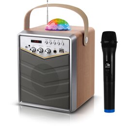 Power audio MUSICMATE MM-SK100 Apex Flex Mikrofon Karaoke Biały