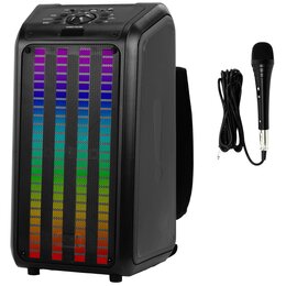 Power audio MUSICMATE MM-SC950 DiscoJam Mikrofon Karaoke Czarny