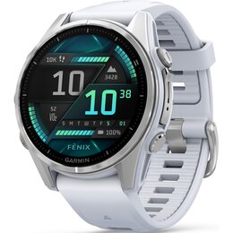 Zegarek sportowy GARMIN Fenix 8 43mm Srebrno-biały