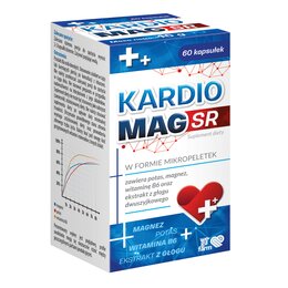 Suplement na serce WEGAFARM Kardiomag SR (60 kapsułek)