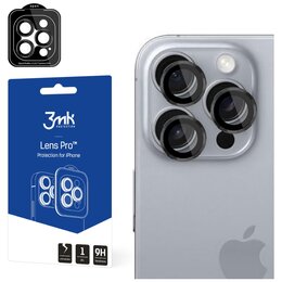 Szkło hartowane na obiektyw 3MK Lens Protection Pro do Apple iPhone 16/16 Plus