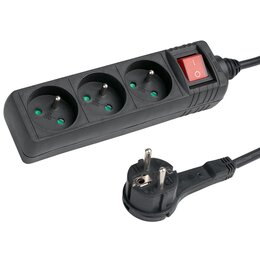 Listwa HAMA Standard 3GN (1.5 m) Czarny