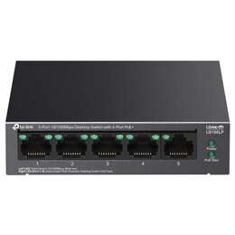 Switch TP-LINK LS105LP Fast Ethernet, 5 portów, Funkcja PoE
