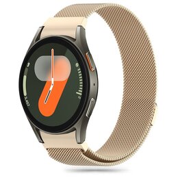 Pasek TECH-PROTECT MilaneseBand do Samsung Galaxy Watch 4/5/5 Pro/6/FE Jasnozłoty
