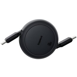 Kabel USB-C - USB-C  BASEUS Free2Pull Mini 60W 1 m Czarny