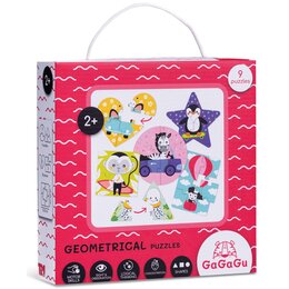 Puzzle GAGAGU Geometryczne GGG0329 (38 elementów)
