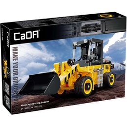 Klocki plastikowe CADA Make Your Bricks Move Mała koparko-ładowarka C65023W