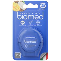 Nić dentystyczna SPLAT Biomed Kokos & Mango Woskowana (50 m)
