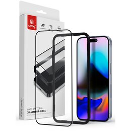 Szkło hartowane CRONG Anti-Bacterial 3D Armour Glass do Apple iPhone 16 Pro Max