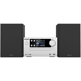 Wieża KENWOOD M-725DAB Srebrna, Odtw.CD/-R/-RW, BT, Tuner FM/DAB+, Korektor dźwięku, kolorowy wyświetlacz TFT