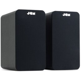Aktywne, Podstawkowe kolumny głośnikowe JAM HX-P400-BK-EU Czarne (2 szt.), Bluetooth, Obudowa Bass Refleks, Wejście AUX