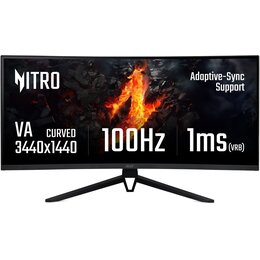 Monitor ACER Nitro ED343CURHbmiippx 34" 3440x1440px 100Hz 1 ms [VRB] Curved