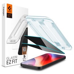 Szkło hartowane SPIGEN Glas.TR EZ Fit Privacy do Apple iPhone 16 Pro (2 szt.)