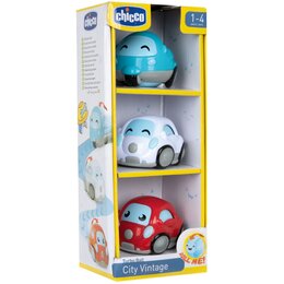 Zestaw pojazdów CHICCO Turbo Ball Turbokula Vintage 00011854000000 (3 szt.)