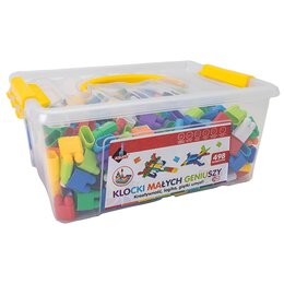 Klocki plastikowe ASKATO Klocki małych geniuszy Cegiełki 123905