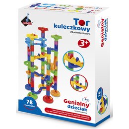 Zabawka ASKATO Tor kuleczkowy 117607 (78 elementów)
