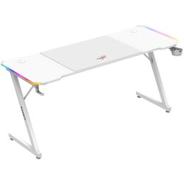 Biurko gamingowe HUZARO Hero 4.8 RGB Biały