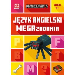 Książka z zadaniami Minecraft Język angielski Megazadania 9+ (miękka okładka)