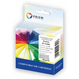 Tusz PRISM do Brother LC-123M / LC-121M Purpurowy 11 ml ZBI-LC123MNP