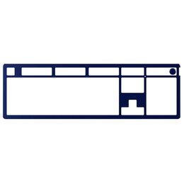 Płytka wierzchnia HYPERX Top Plate Alloy Rise Granatowy