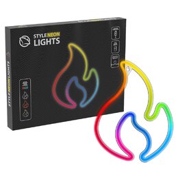 Neon LED MANTA SNL58RGB Płomień