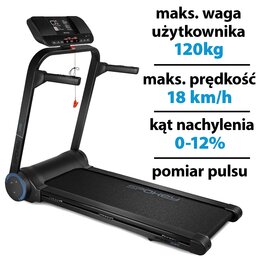 Bieżnia elektryczna SPOKEY Eland 2500W 18km/h