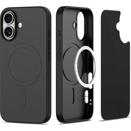 Etui TECH-PROTECT AirCon MagSafe do Apple iPhone 16 Plus Czarny