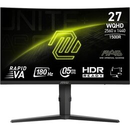 Monitor MSI MAG 275CQPF 27" 2560x1440px 180Hz 0.5 ms [GTG] Curved