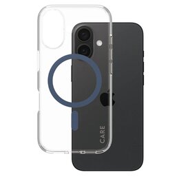 Etui PANZERGLASS Flagship MagSafe do Apple iPhone 16 Przezroczysto-niebieski