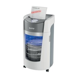 Niszczarka LEITZ IQ OptiMax Office 35 L, P-5, Ścinki, Automatyczny Start/Stop, Funkcja cofania
