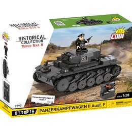 Klocki plastikowe COBI Historical Collection World War II Panzerkampfwagen II Ausf. F COBI-2597