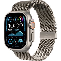 Apple Watch Ultra 2 GPS + Cellular 49mm koperta tytanowa (naturalny) + bransoleta mediolańska z tytanu rozmiar L (naturalny)
