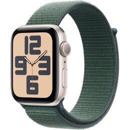 Apple Watch SE 2gen GPS 40mm koperta z aluminium (księżycowa poświata) + opaska sportowa (górskie jezioro) 2024