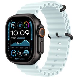 Przedłużenie paska do Apple Watch (44/45/46/49mm) Mroźny błękit (Tytan czarny)