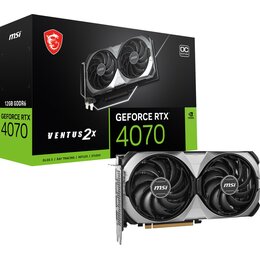 Karta graficzna MSI GeForce RTX 4070 Ventus 2X E1 OC 12GB DLSS 3