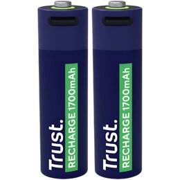 Akumulatorki AA 1700 mAh USB-C TRUST (2 szt.)