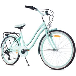 Rower młodzieżowy SUN BABY Heart Bike 24 cale dla dziewczynki Mietowy