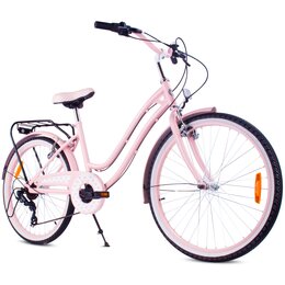 Rower młodzieżowy SUN BABY Heart Bike 24 cale dla dziewczynki Różowy