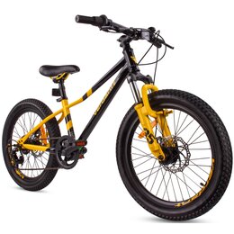 Rower dziecięcy SUN BABY Verdant Calix 20 dla chłopca Czarno-złoty