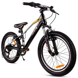 Rower dziecięcy SUN BABY Verdant Juniper 20 cali dla chłopca Czano-złoty