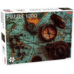 Puzzle TACTIC Lovers Vintage Sea Map 56756 (1000 elementów)